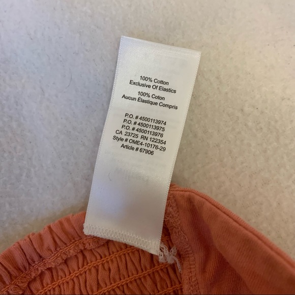 BNWT Aritzia Wilfred Daveney Crop Top - XXS - Tawny Orange - Picture 6 of 8